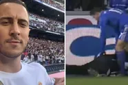 Eden Hazard ontmoet ballenjongen die hij ooit een schop verkocht, en die nu miljonair is