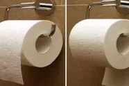 Hoe moet je een toiletrol echt ophangen? Een expert geeft het antwoord: "Alleen zo en nooit anders!"