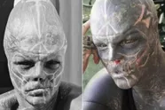 Black Alien toont zijn 'nieuwe look' aan zijn volgers, maar die zijn niet onder de indruk: "Je bent gestoord!"