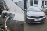 Welkom bij het Belgische leger! Elektrische auto opladen, doen ze daar zo...