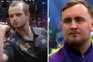 Luke Littler 'kleuter' genoemd nadat mensen 16-jarige Belgische darter (met baard) zien