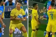 Stoppen slaan door bij Ronaldo: rood na ellenboog en 'vuist zwaaien' naar scheidsrechter