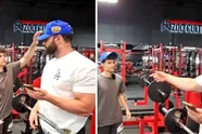 'Prankster' pikt de pet van bodybuilder Bradley Martyn en leert een pijnlijke levensles