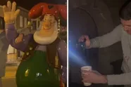 Gertje is niet blij! YouTuber dringt 's nachts Plopsaland binnen, waar hij pintjes tapt en op attracties gaat