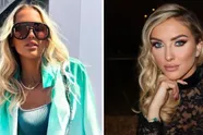 Double Trouble: Anouk Matton en Jill Cnudde poseren samen in 'pikante' zwemkledij (foto's)