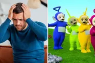 "Mijn vrouw wil dat ik me verkleed als Teletubbie als we van bil gaan. Ik ben het kotsbeu en trap het af!"