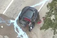 Horrorcrash in de Verenigde Staten gaat wereldwijd viraal: peperdure McLaren doormidden gekliefd
