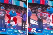 Jongen (13) is dolblij dat hij een PS5 krijgt tijdens een NBA-wedstrijd! Oh, maar wacht...