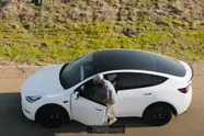 Man stelt zelfsturend vermogen van Tesla op de proef met muur beschilderd als weg, in zeer riskant experiment