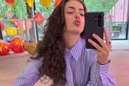 Wat een tijger! Olga Leyers, gehuld in bodysuit met luipaardprint, tovert haar innerlijke stoeipoes tevoorschijn (foto's)