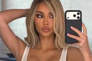 Kim K. een 'godin' genoemd, maar ook bekritiseerd... De reden: een wel héél kleine bikini (foto's)