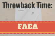 Throwback Time: FAEA