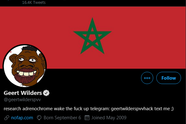 Twitter account van Geert Wilders gehackt