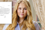 Prinses Amalia schrijft brief aan premier Rutte en levert haar uitkering in