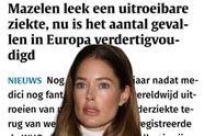 Doutzen Kroes verantwoordelijk voor plotselinge uitbraak mazelen