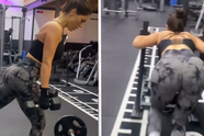 Yolanthe (39) deelt indrukwekkende beelden vanuit de sportschool (VIDEO)