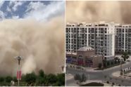 Apocalyptische beelden: Hevige zandstorm overspoelt volledige stad