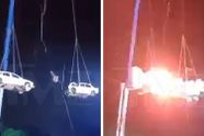Stuntman wordt tijdens 'America's Got Talent' geplet tussen twee brandende auto's (VIDEO)