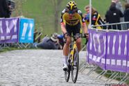 Wout van Aert duidelijk: "Daarom werd ik pas zesde in Ronde van Vlaanderen"