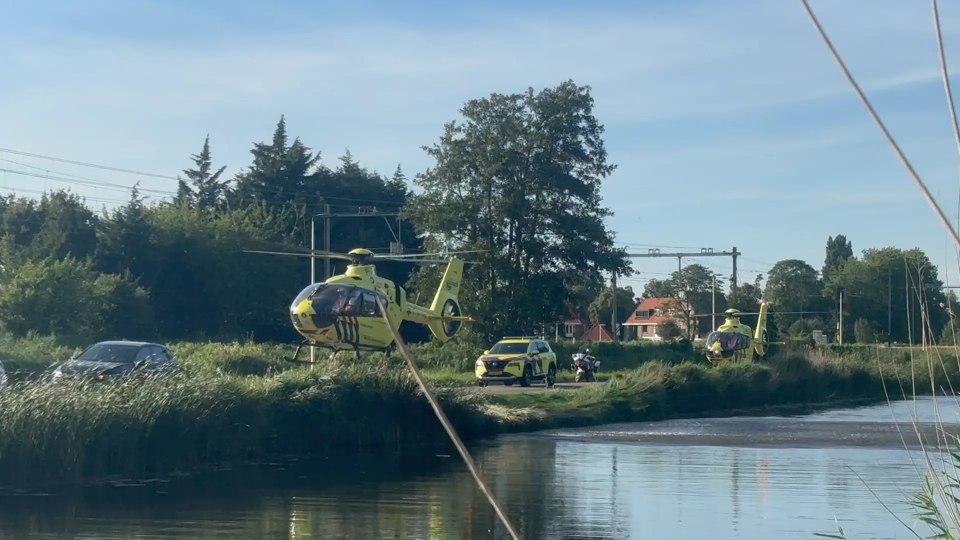 Twee zwaargewonden bij ernstig ongeval tussen fietser en motorrijder in Heemstede: twee trauma's aanwezig