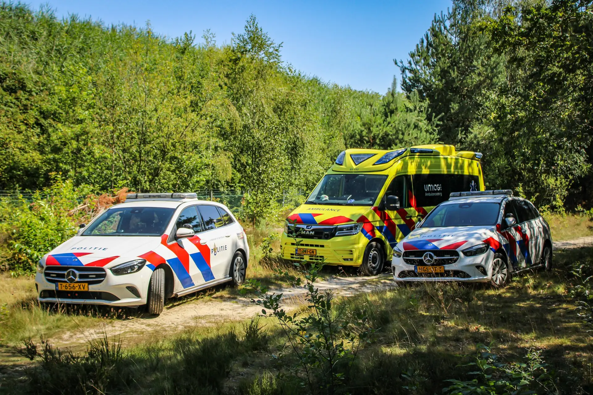 Zwemmer uit water gehaald in Dwingeloo: MMT met spoed ingezet