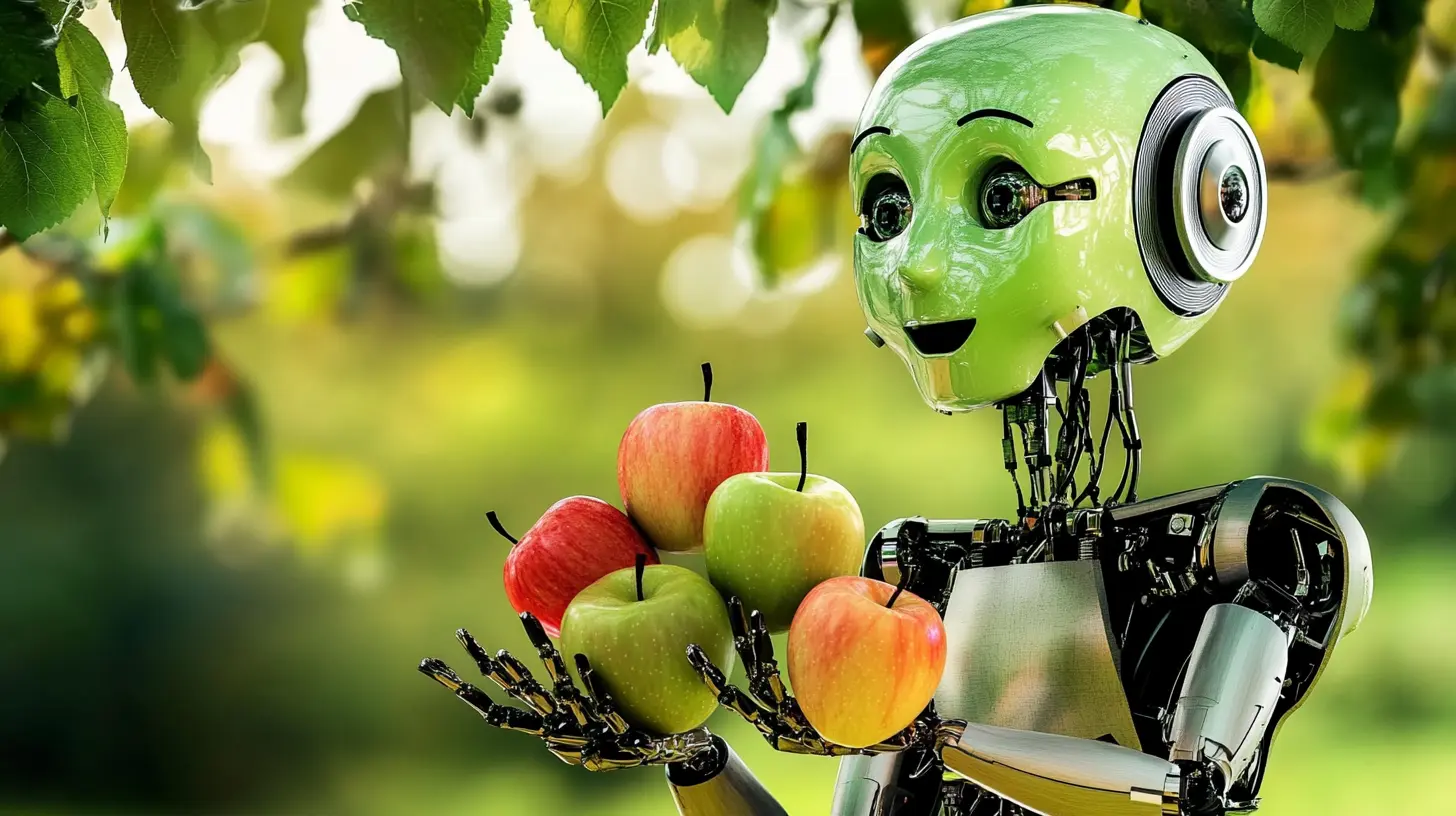 Bekijk hier hoe AI en robots zelfstandig appels plukken