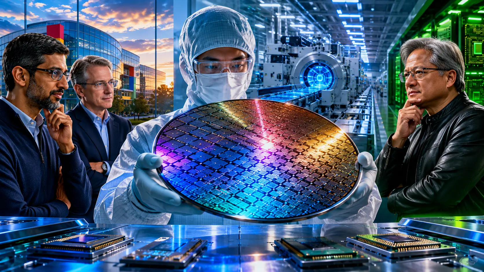 Google en Nvidia kijken naar Intel door TSMC-krapte: AI-chipmarkt bereikt nieuw kantelpunt