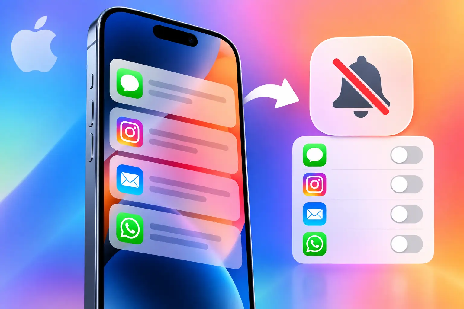 Je iPhone vat meldingen samenzo schakel je dat per app uit