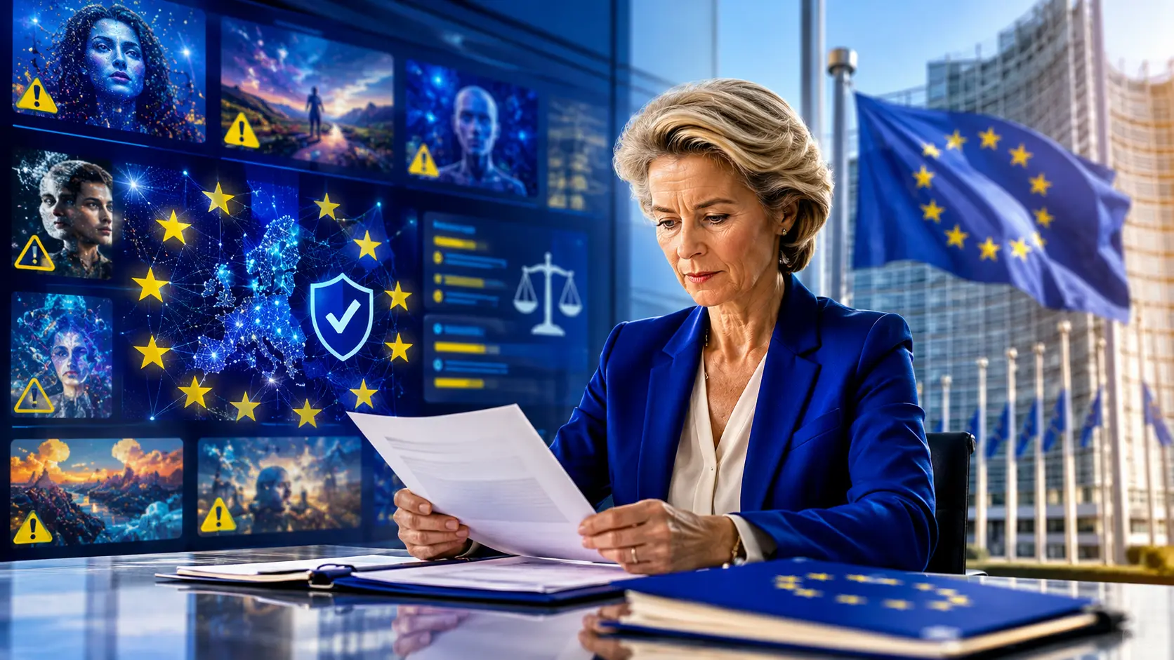 Europese Commissie richt pijlen op illegale AI-content met richtlijnen