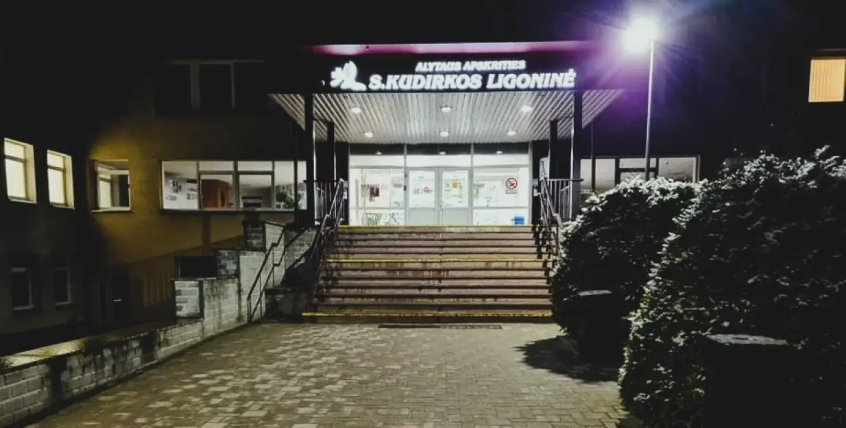 Į Alytaus ligoninę pristatytas sužeistas neblaivus vyras