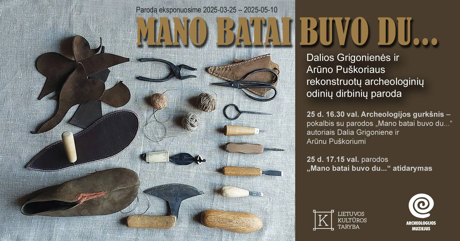Nauja paroda Archeologijos muziejuje: odiniai dirbiniai ir jų rekonstrukcijos
