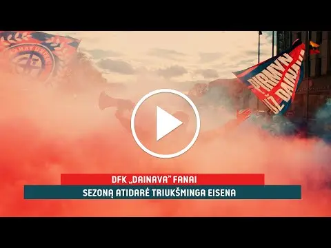 DFK „Dainava" fanai sezoną atidarė triukšminga eisena, bet pergalės dainaviškiai vis dar neiškovojo