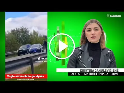 Vogto automobilio gaudynės: policija panaudojo „ežį“