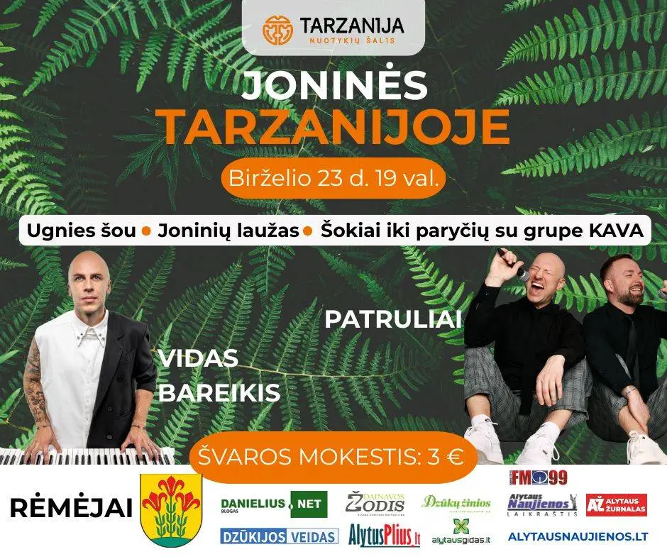 Joninės Tarzanijoje:  linksmybės iki paryčių