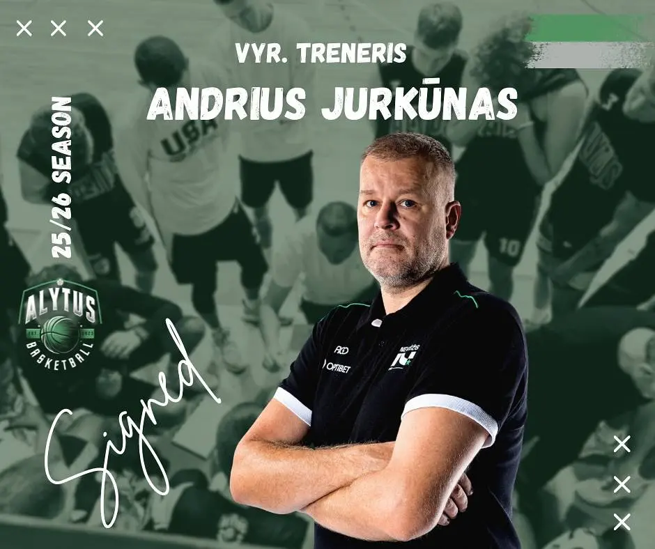 Alytaus krepšinio komanda turi naują vyriausiąjį trenerį