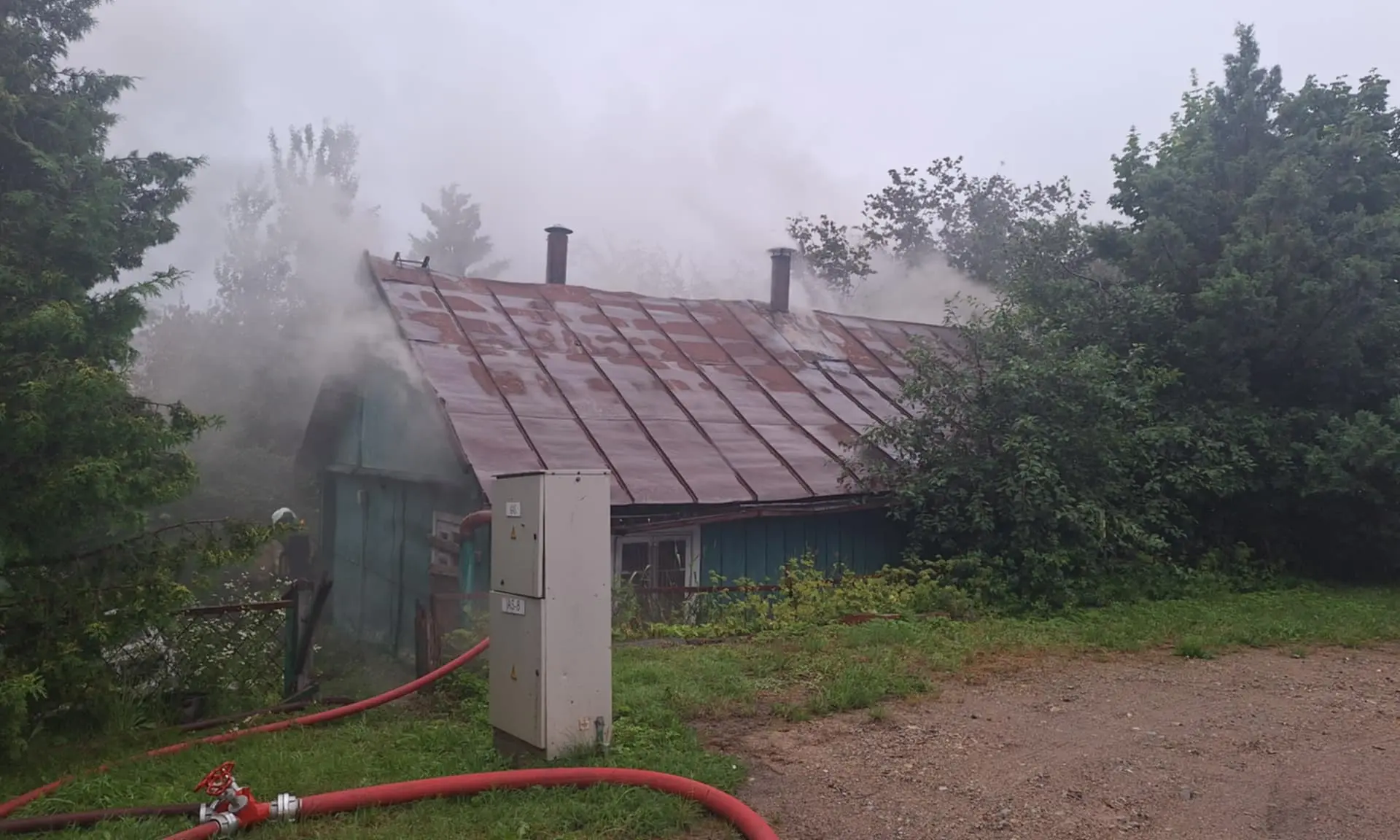 Gaisras kilo Tvirtovės gatvėje esančiame name