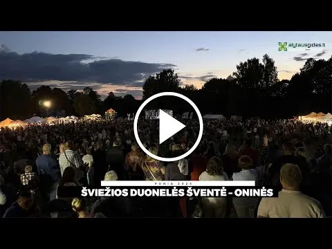 Punioje vėl kvepėjo šviežia duona: 24-oji Oninių šventė sukvietė minias