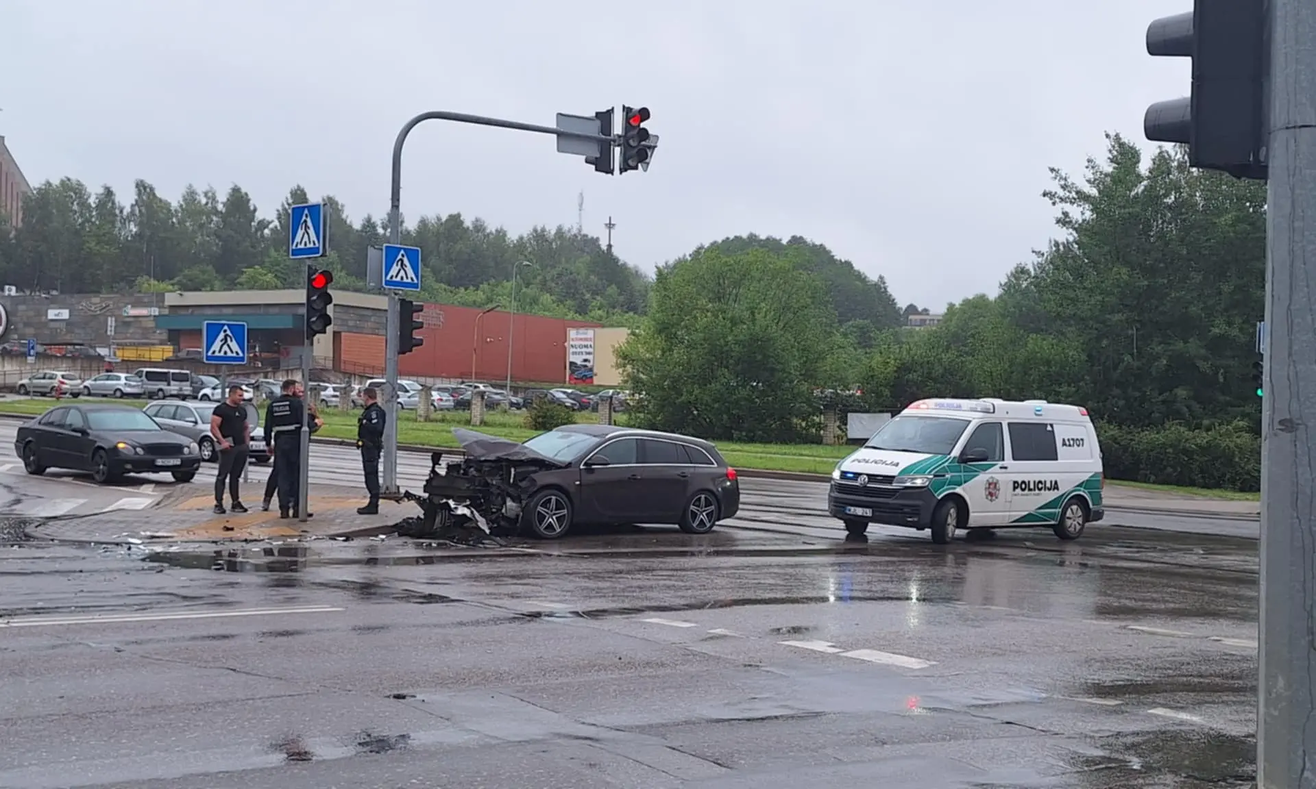Eismo įvykis Jurgiškių gatvėje