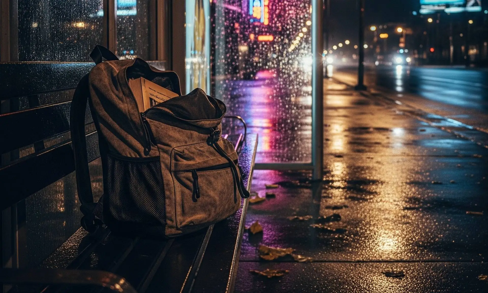 Alytuje, autobusų stotelėje, pavogta kuprinė su brangiu kompiuteriu