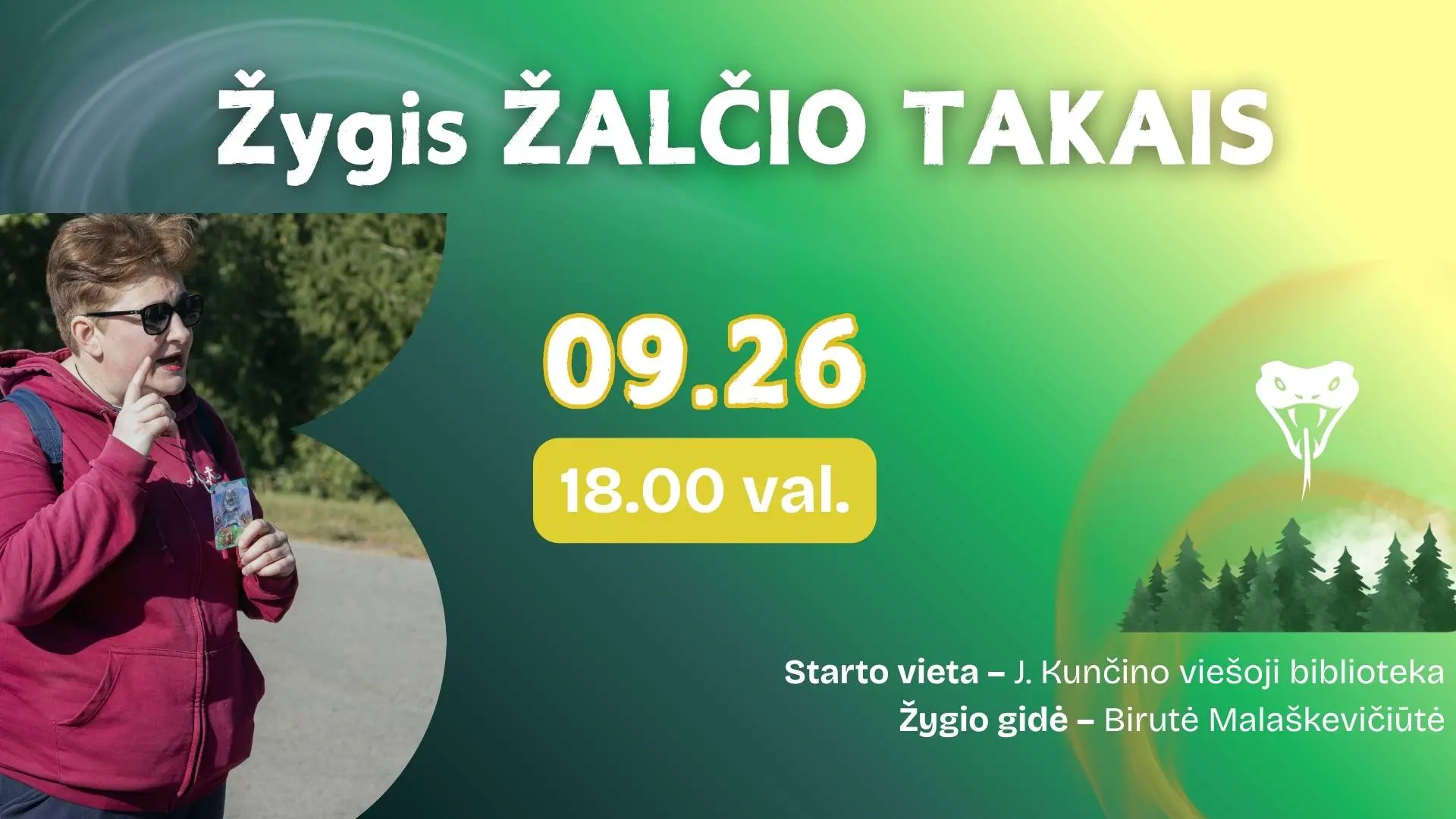 Alytiškiai kviečiami į mistinį žygį „Žalčio takais“