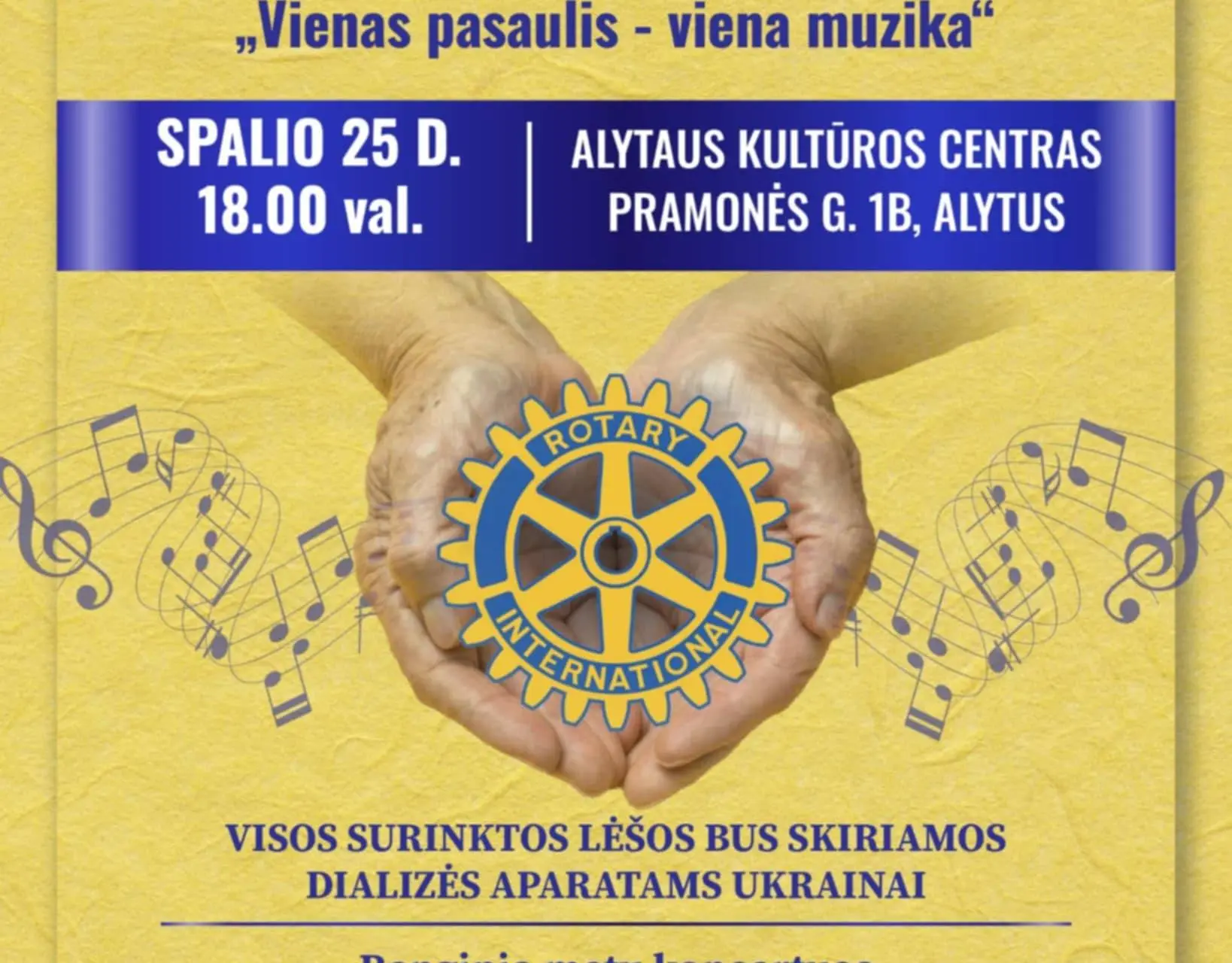 Alytaus „Rotary“ klubas kviečia padėti Kremenčukui: renkamos lėšos gyvybiškai svarbiems aparatams