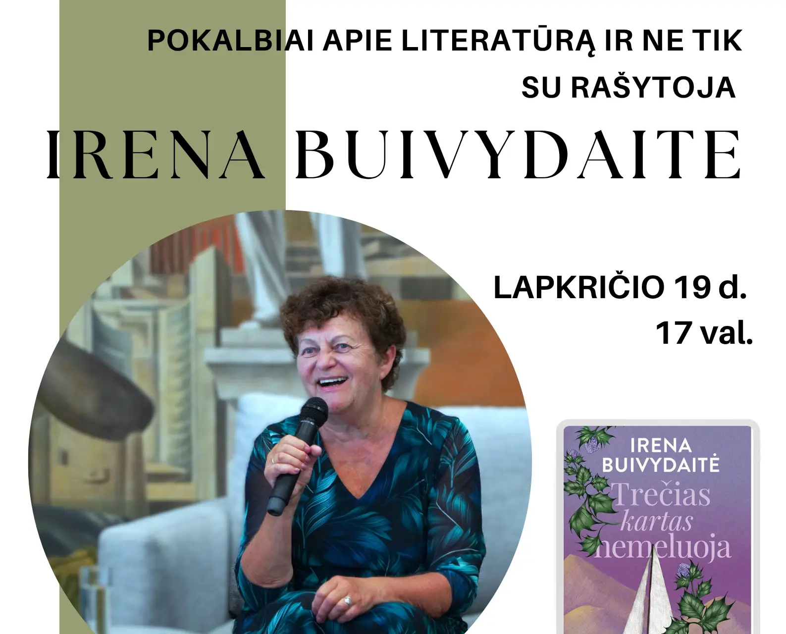 Susitikimas su Irena Buivydaite Varėnos viešojoje bibliotekoje
