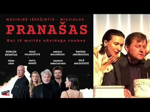 Muzikinė išpažintis – spektaklis,  miuziklas „Pranašas. Kai iš meilės užsidega rankos“ Alytuje