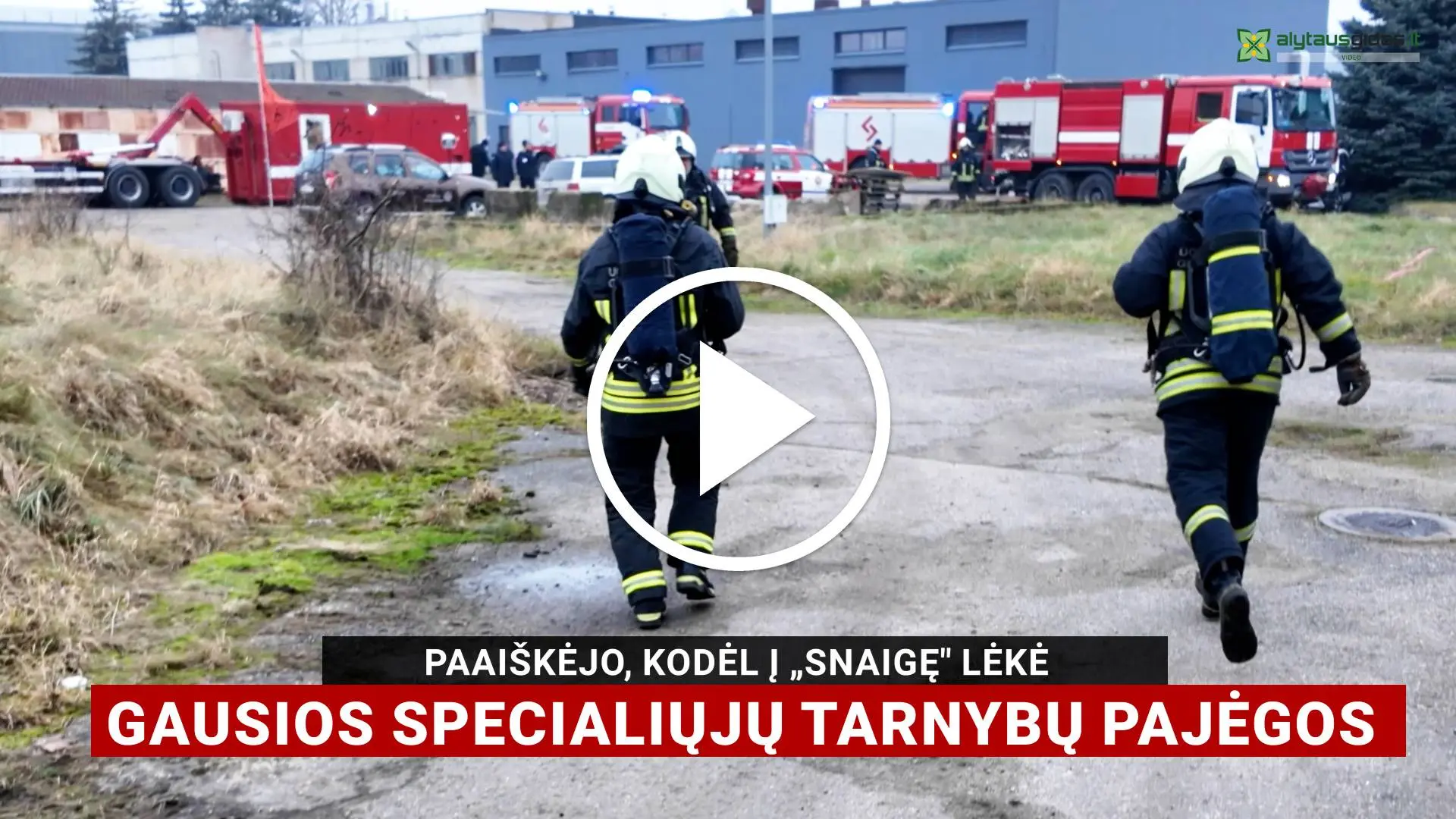 Paaiškėjo, kodėl į gamyklą „Snaigė“ skubėjo gausios pajėgos