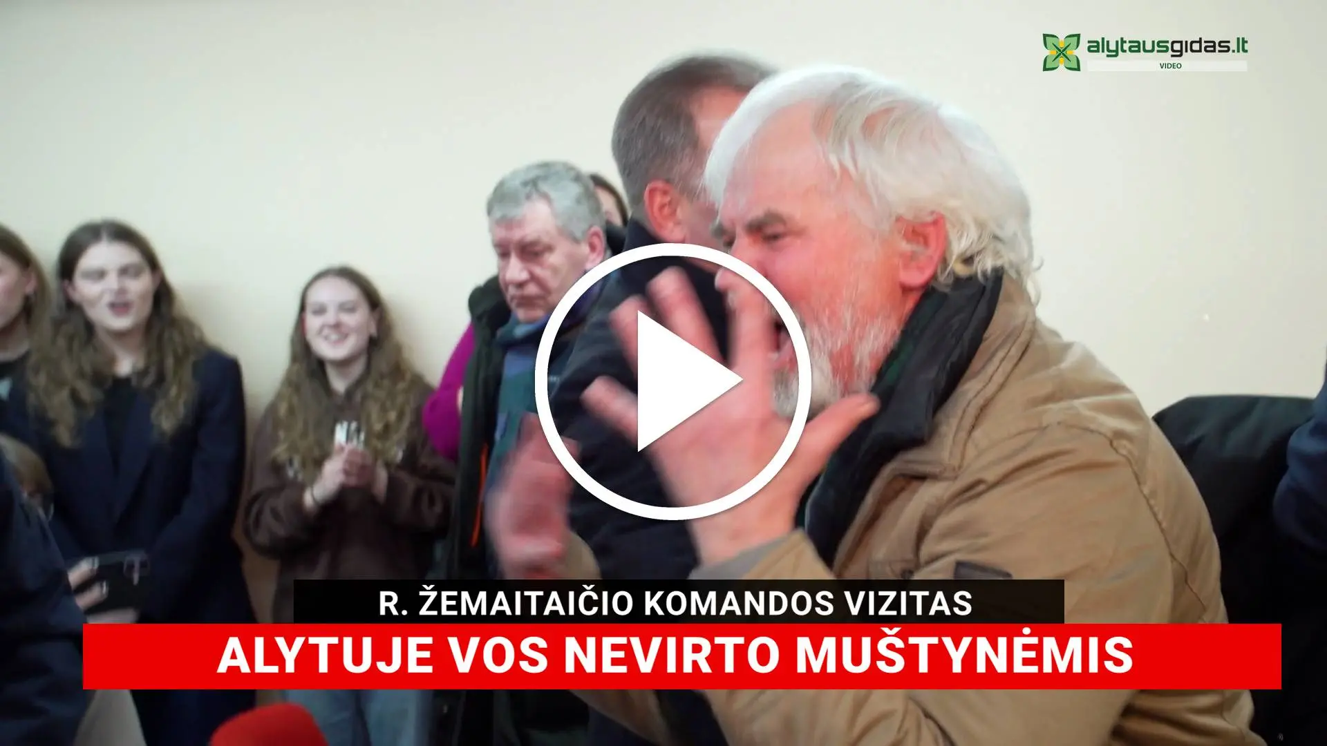 R. Žemaitaičio komandos vizitas Alytuje vos nevirto muštynėmis