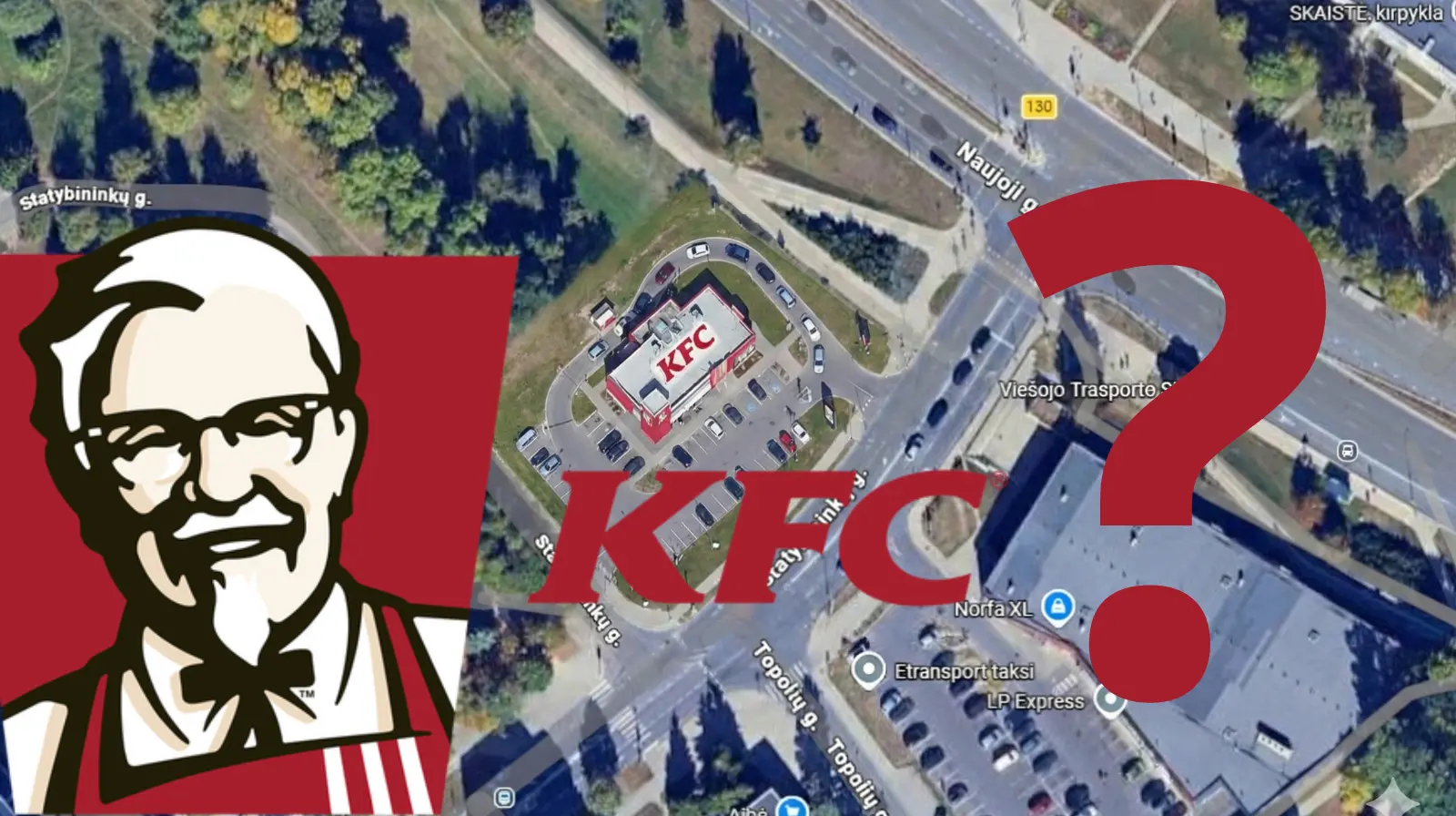 KFC Alytuje? Vieta parinkta, sklype jau kertami medžiai ir krūmai