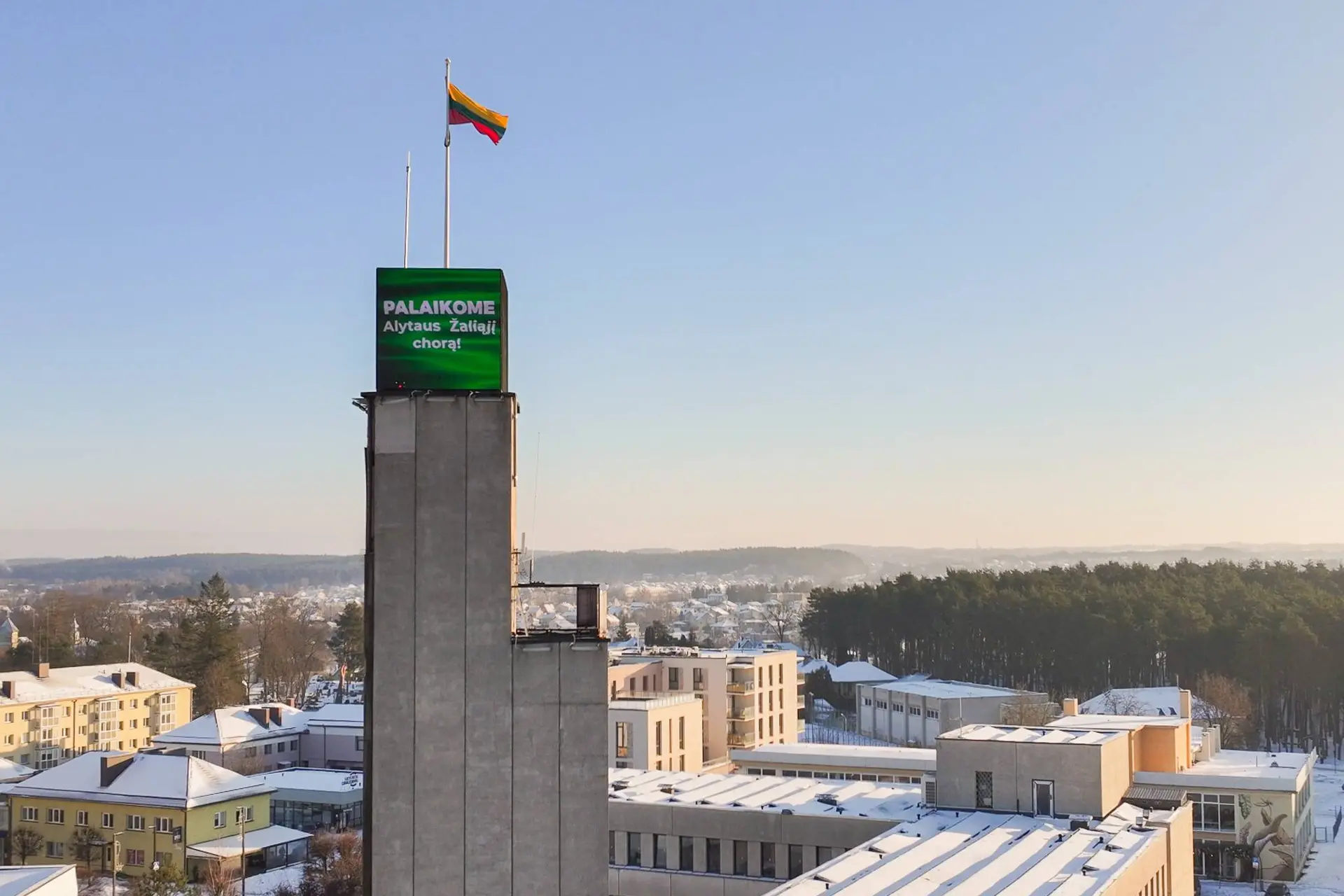 PALAIKOME Žaliąjį chorą