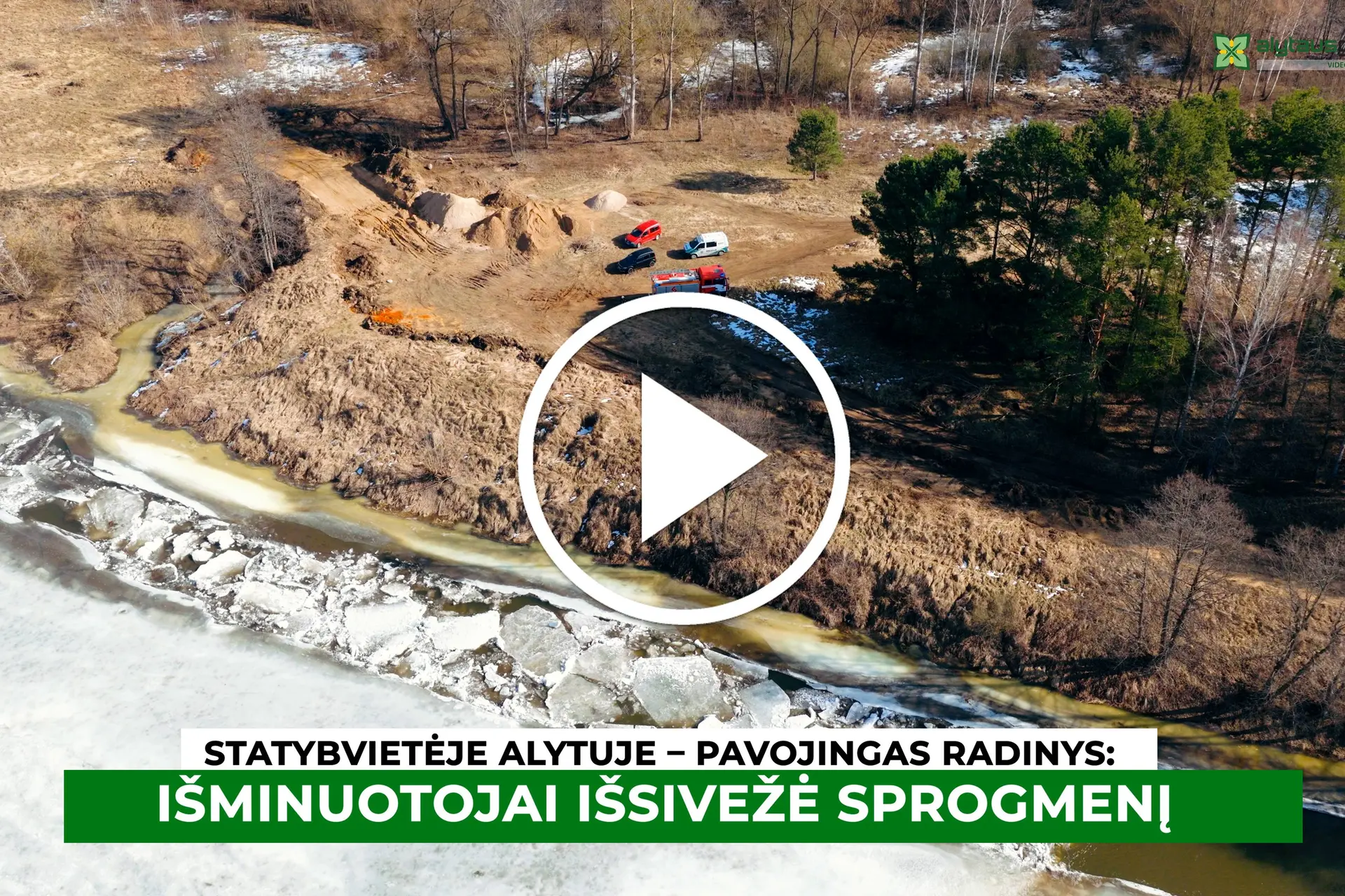 Statybvietėje Alytuje – pavojingas radinys