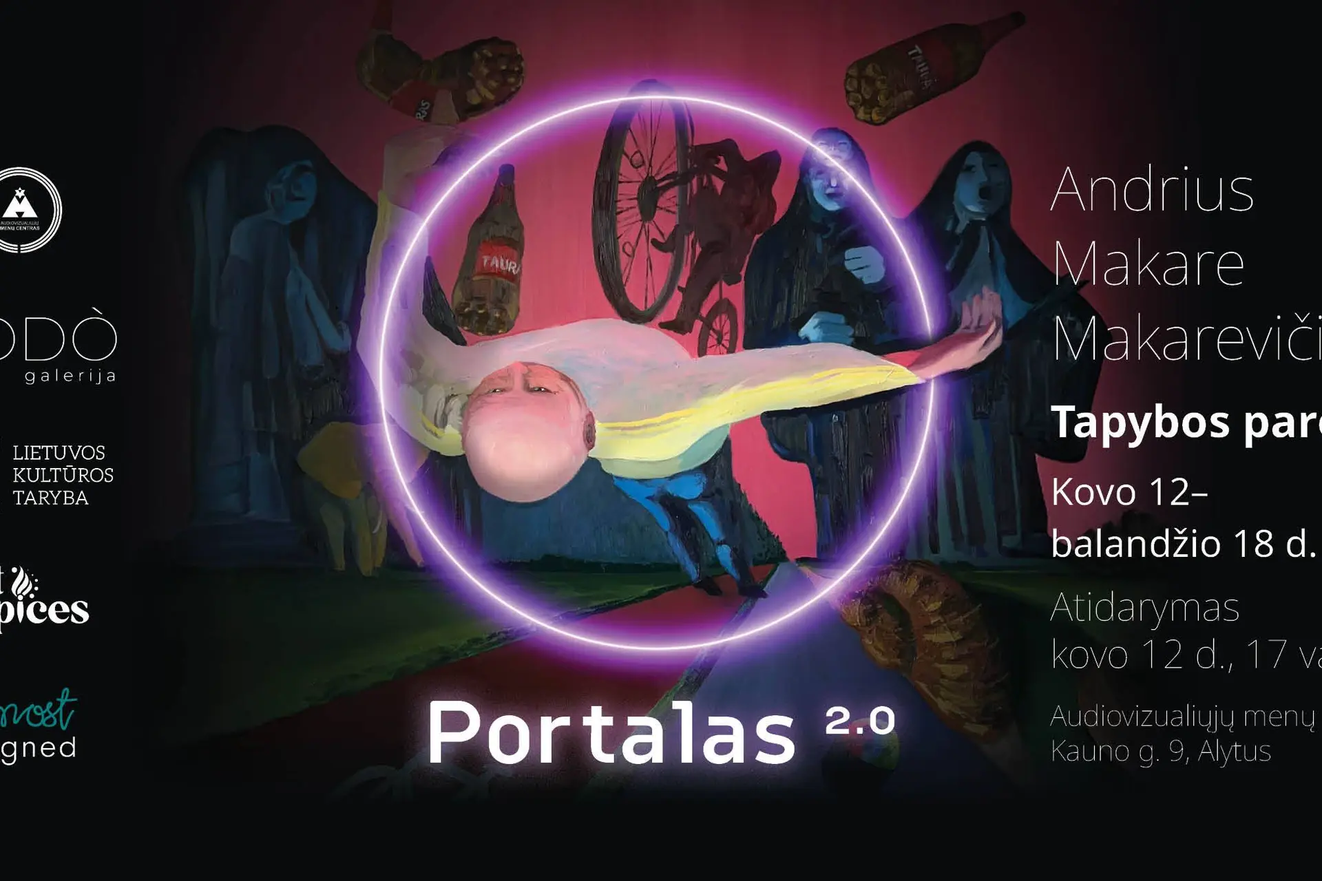 Andriaus (Makare) Makarevičiaus tapybos parodos „Portalas 2.0“ atidarymas