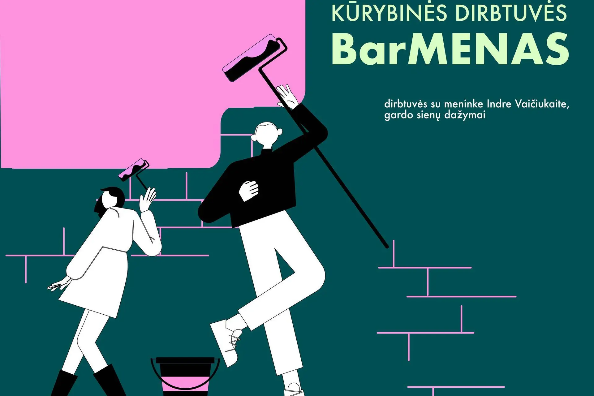 Jaunimas kviečiamas į kūrybines sienų tapybos dirbtuves Alytuje